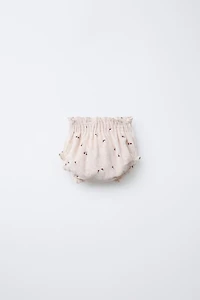 VELOUR FLORAL BOTTOMS