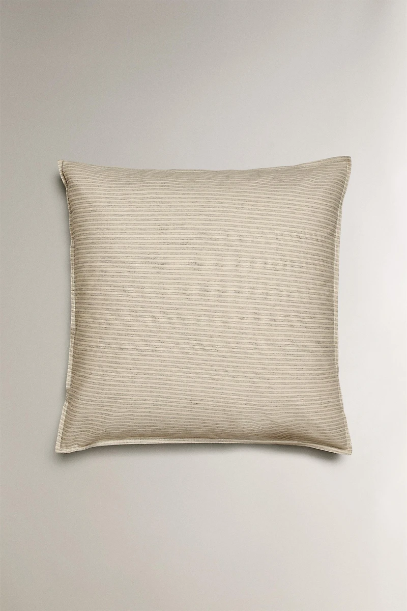 TAIE D’OREILLER FIL TEINTÉ RAYURES