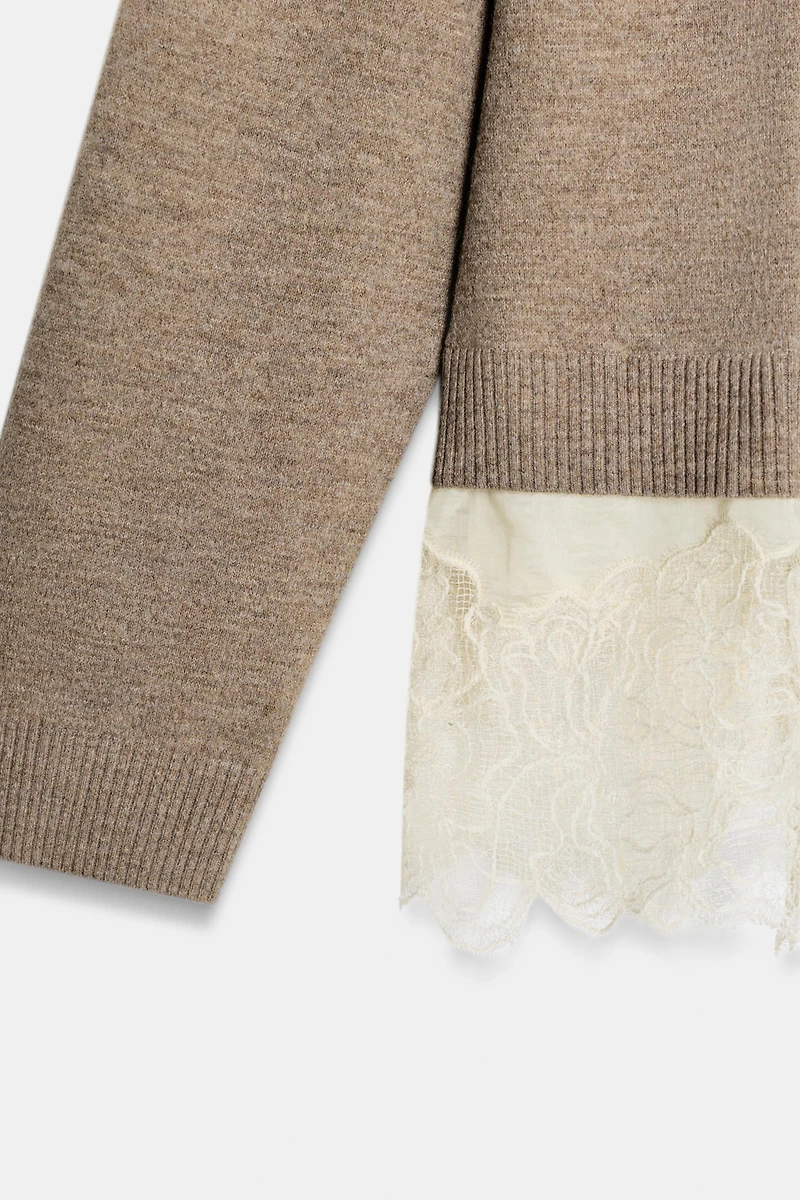 COMBINATION KNIT JUMPER