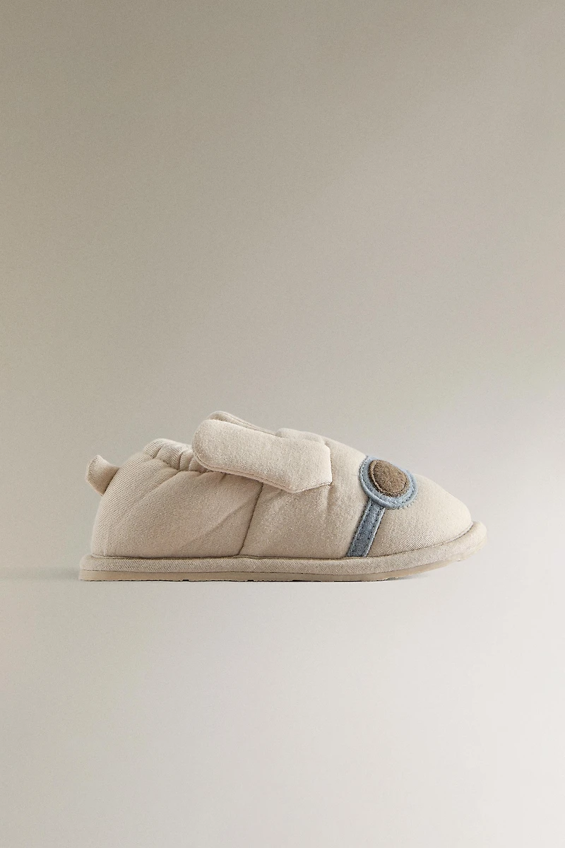 CHILDREN'S DOG SLIPPERS