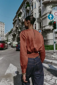 TOP JACQUARD GLOBO