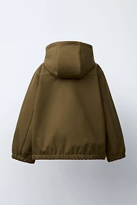 HOODED TECHNICAL JACKET