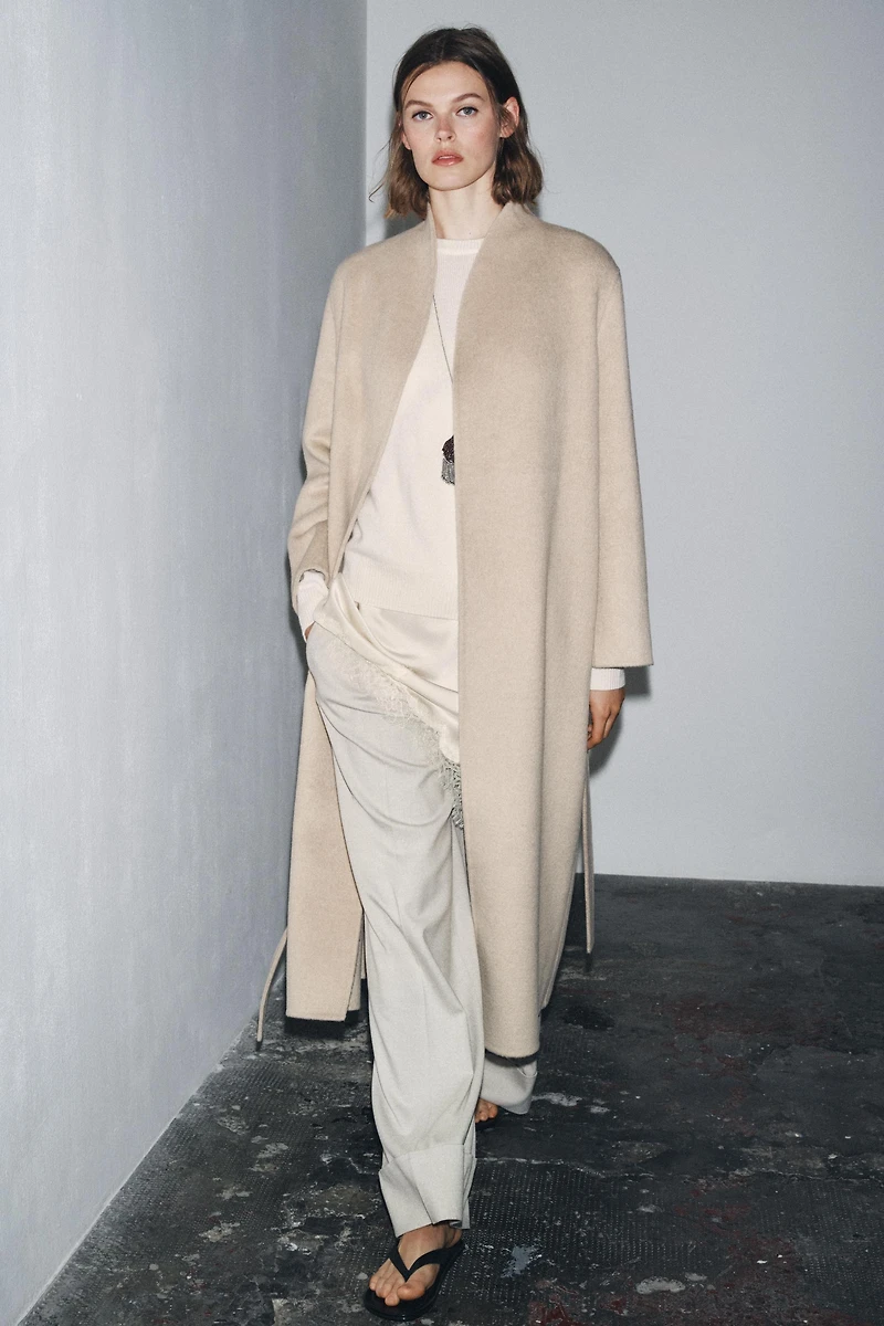 MANTEAU MINIMAL MÉLANGE LAINE ZW COLLECTION ÉDITION LIMITÉE