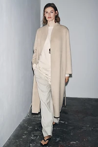 MANTEAU MINIMAL MÉLANGE LAINE ZW COLLECTION ÉDITION LIMITÉE