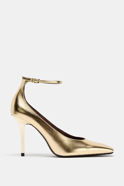 METALLIC EFFECT HEELS