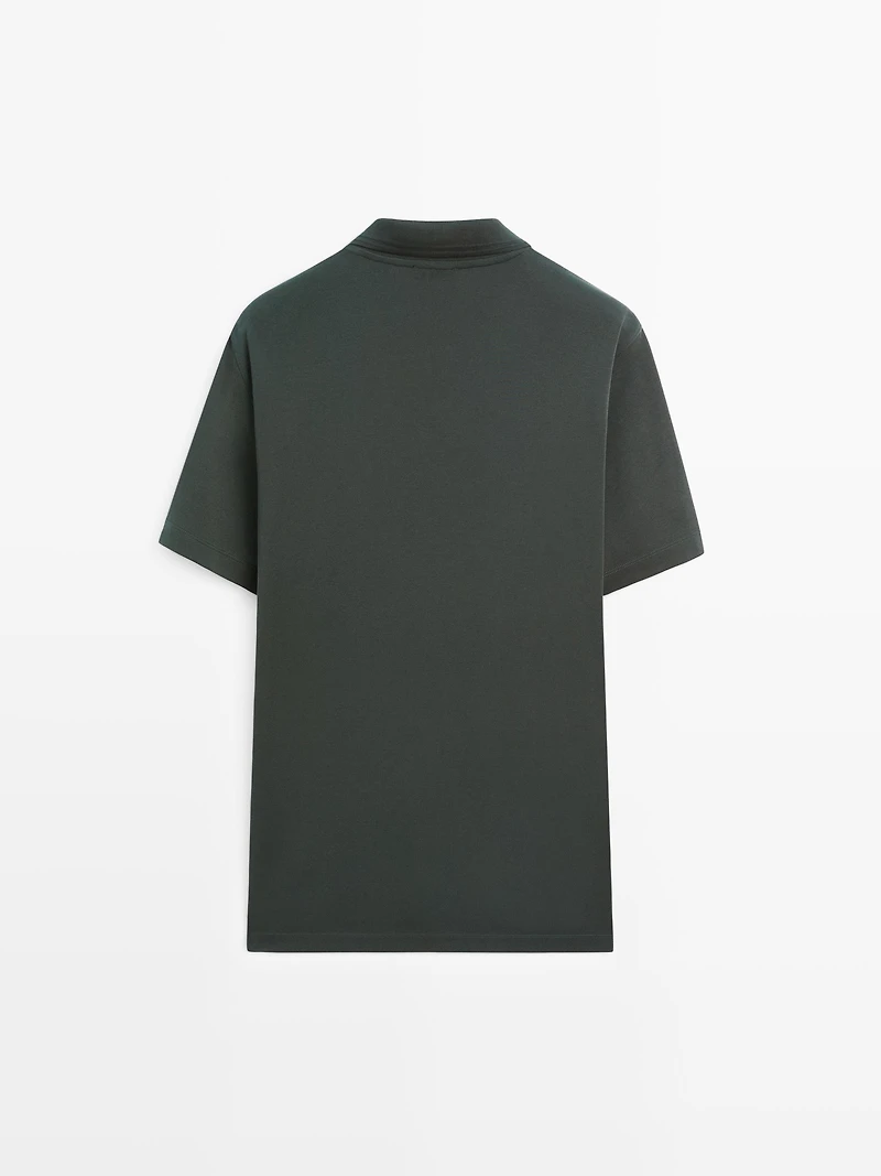 100% cotton short sleeve polo shirt