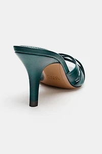 STRAPPY HEELED SANDALS
