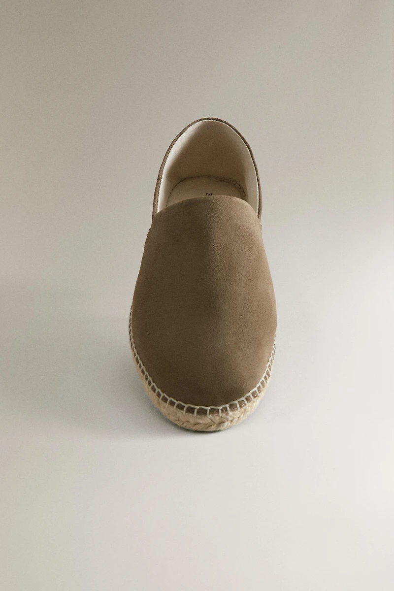 ESPADRILLES EN CUIR