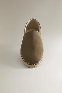 ESPADRILLES EN CUIR