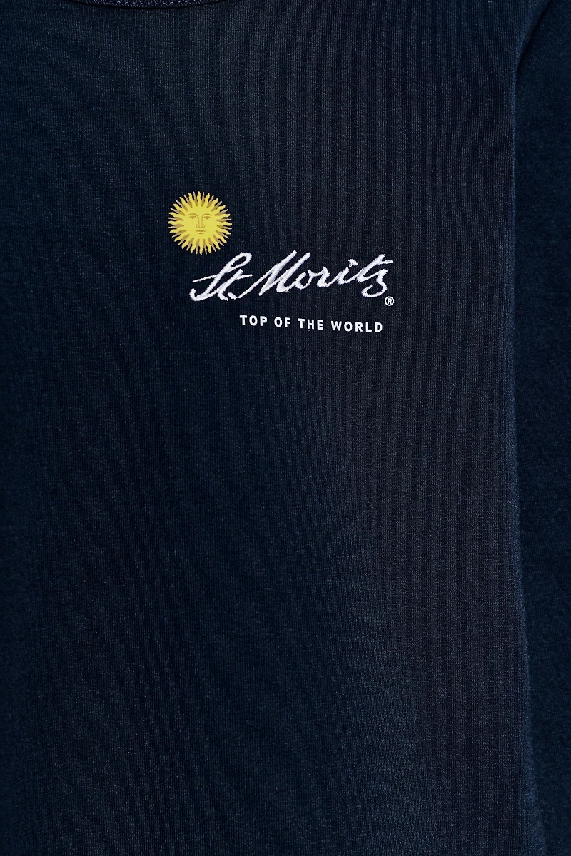 T-SHIRT BRODÉ ST. MORITZ®