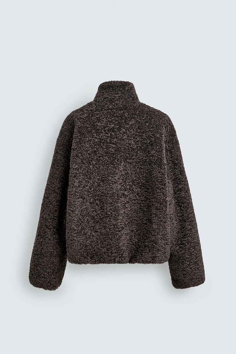 BLOUSON EFFET MOUTON