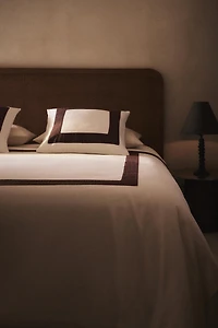 HOUSSE DE COUETTE LIN FRISES NOËL