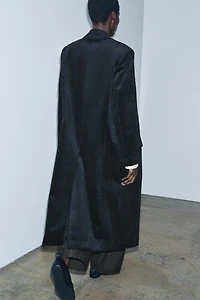 LONG CORDUROY COAT ZW COLLECTION LIMITED EDITION