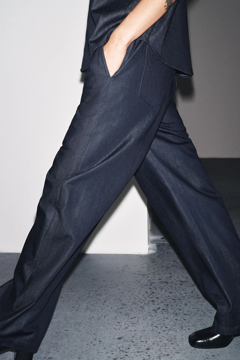 ZW COLLECTION DENIM JOGGER PANTS