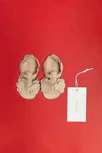 FLORAL LEATHER SANDALS