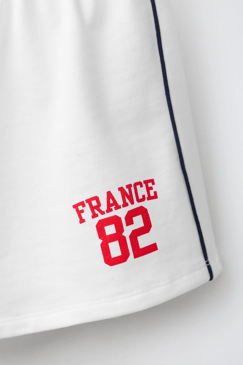 SHORT IMPRIMÉ FRANCE