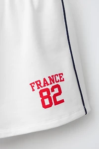 SHORT IMPRIMÉ FRANCE