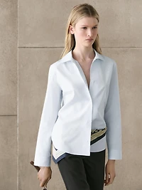 100% cotton poplin shirt