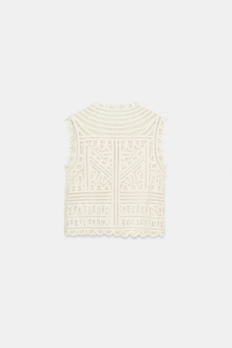 ZW COLLECTION CROCHET BLOUSE