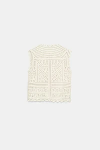 ZW COLLECTION CROCHET BLOUSE