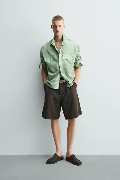 CHEMISE RELAXED FIT À RAYURES