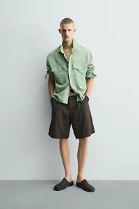 CHEMISE RELAXED FIT À RAYURES
