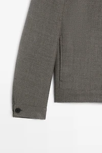 100% wool structured jacket