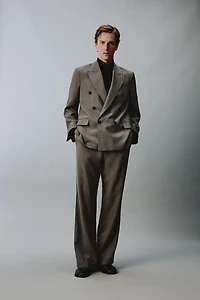 PANTALON DE COSTUME FLARE FIT VISCOSE - LIN