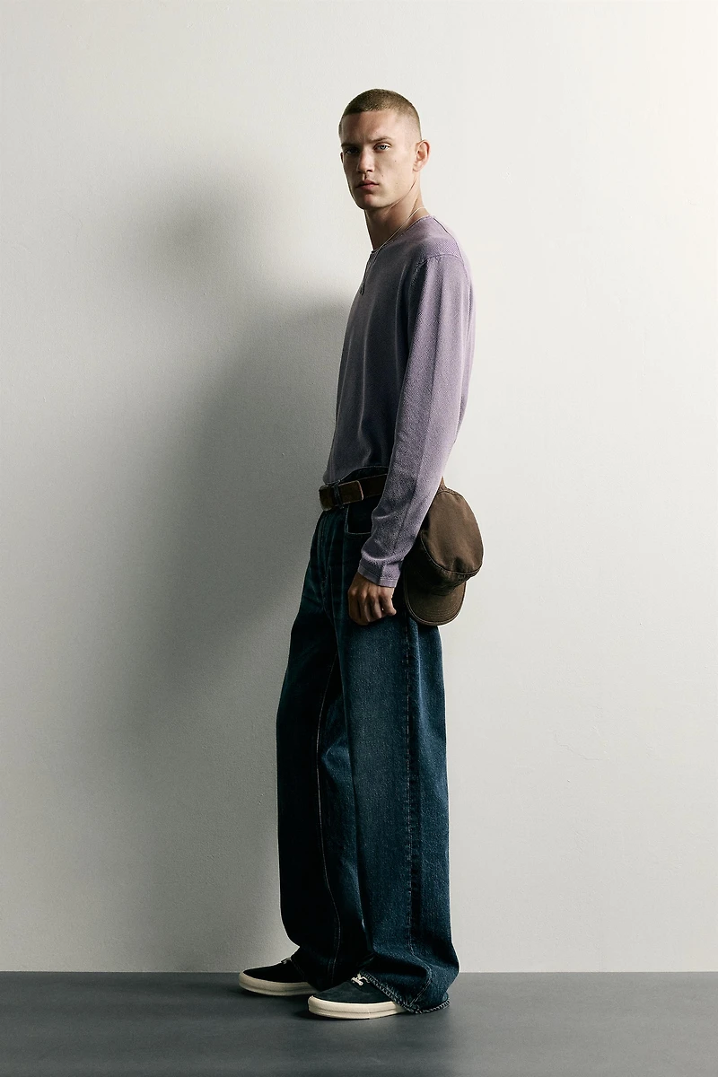 RELAXED-FIT TEXTURED JUMPER