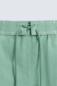 CONTRAST WASH MEDIUM SWIMSUIT