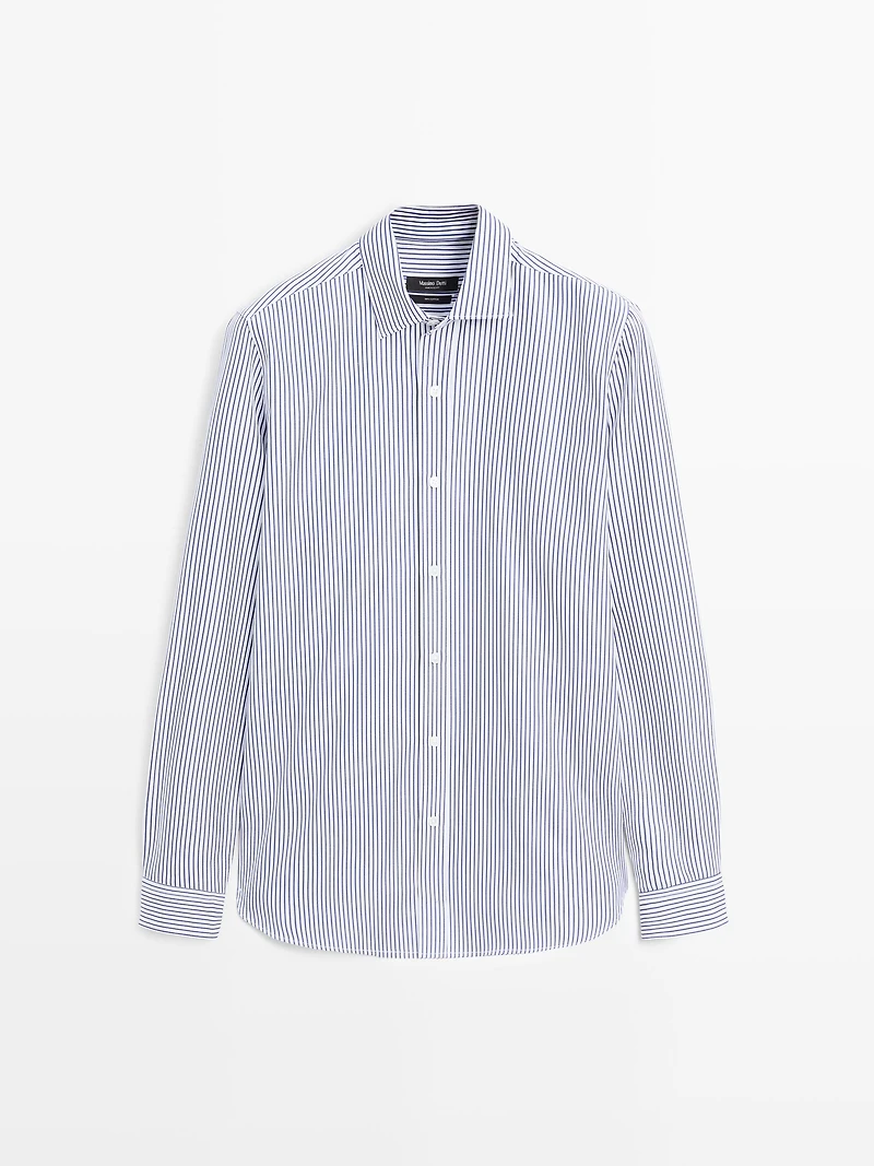 Chemise rayures 100 % coton