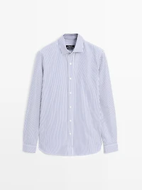 Chemise rayures 100 % coton