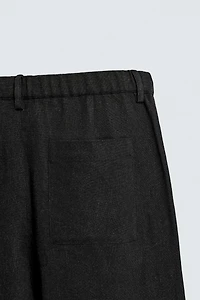 RELAXED FIT VISCOSE-HEMP PANTS