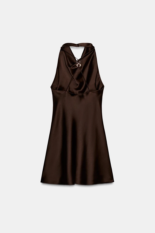 Zara LONG SATIN EFFECT DRESS at Mall of America in Bloomington, MN Zara LONG SATIN EFFECT DRESS at Mall of America in Bloomington, MN
