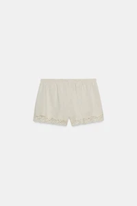 LACE COMBINATION SHORTS