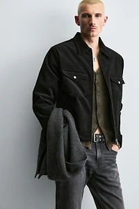 BOXY FIT CORDUROY OVERSHIRT