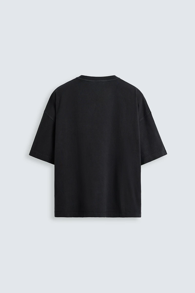 LIGHTWEIGHT WASHED BOXY FIT T-SHIRT