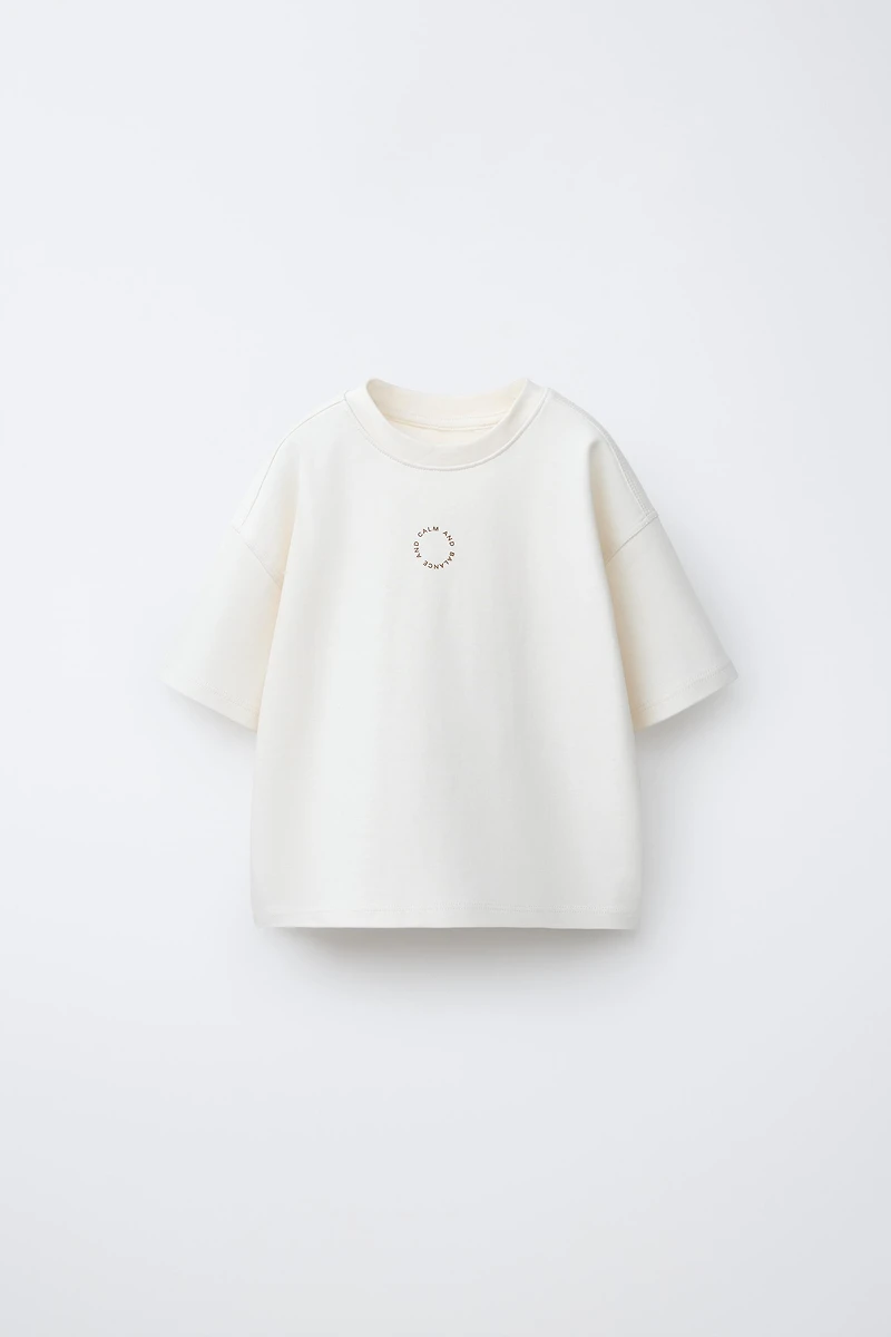 INTERLOCK TEXT T-SHIRT