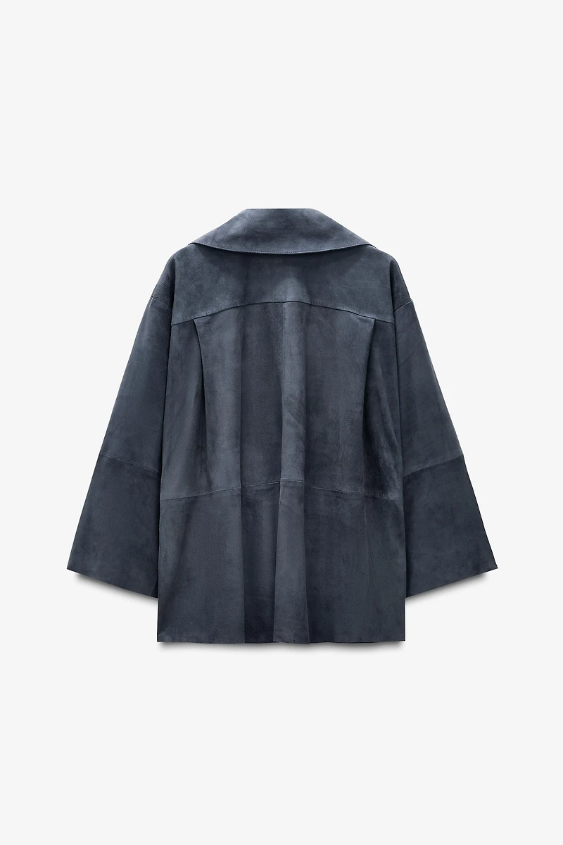 LIMITED EDITION SUEDE LEATHER POCKET SHIRT