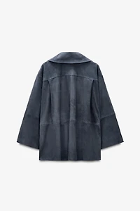 LIMITED EDITION SUEDE LEATHER POCKET SHIRT