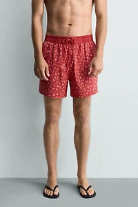LONG PAISLEY PRINT SWIMSUIT