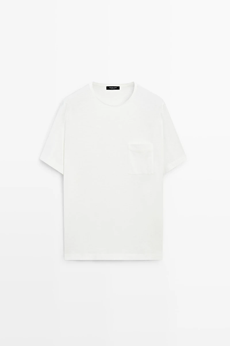 Short sleeve T-shirt with pocket detail