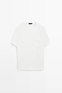 Short sleeve T-shirt with pocket detail