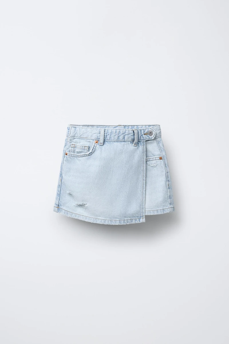 JUPE-SHORT EN JEAN