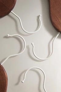 BABY WOODEN HANGERS WITH BAR (PACK OF 3)