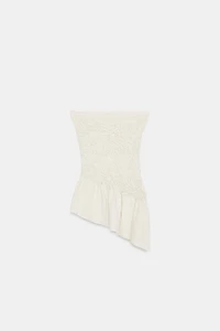 ASYMMETRIC BANDEAU TOP