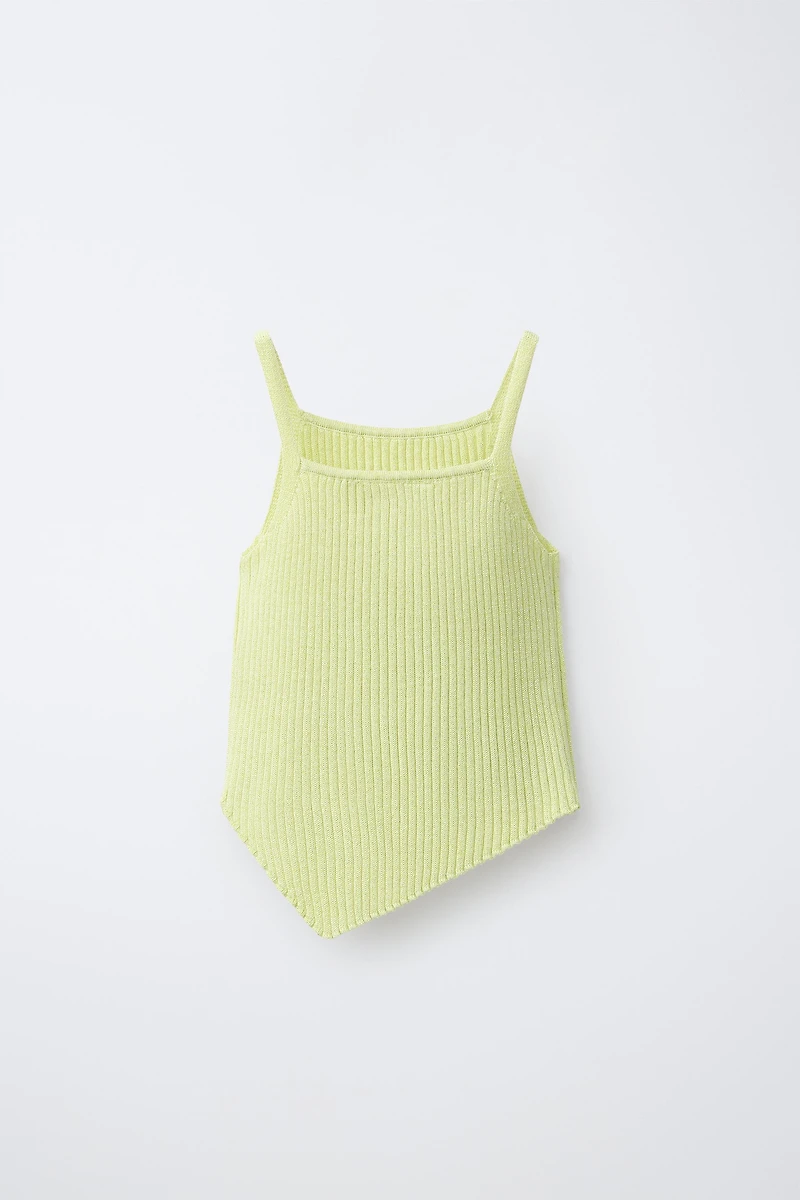 TOP BRILLANT ASYMÉTRIQUE