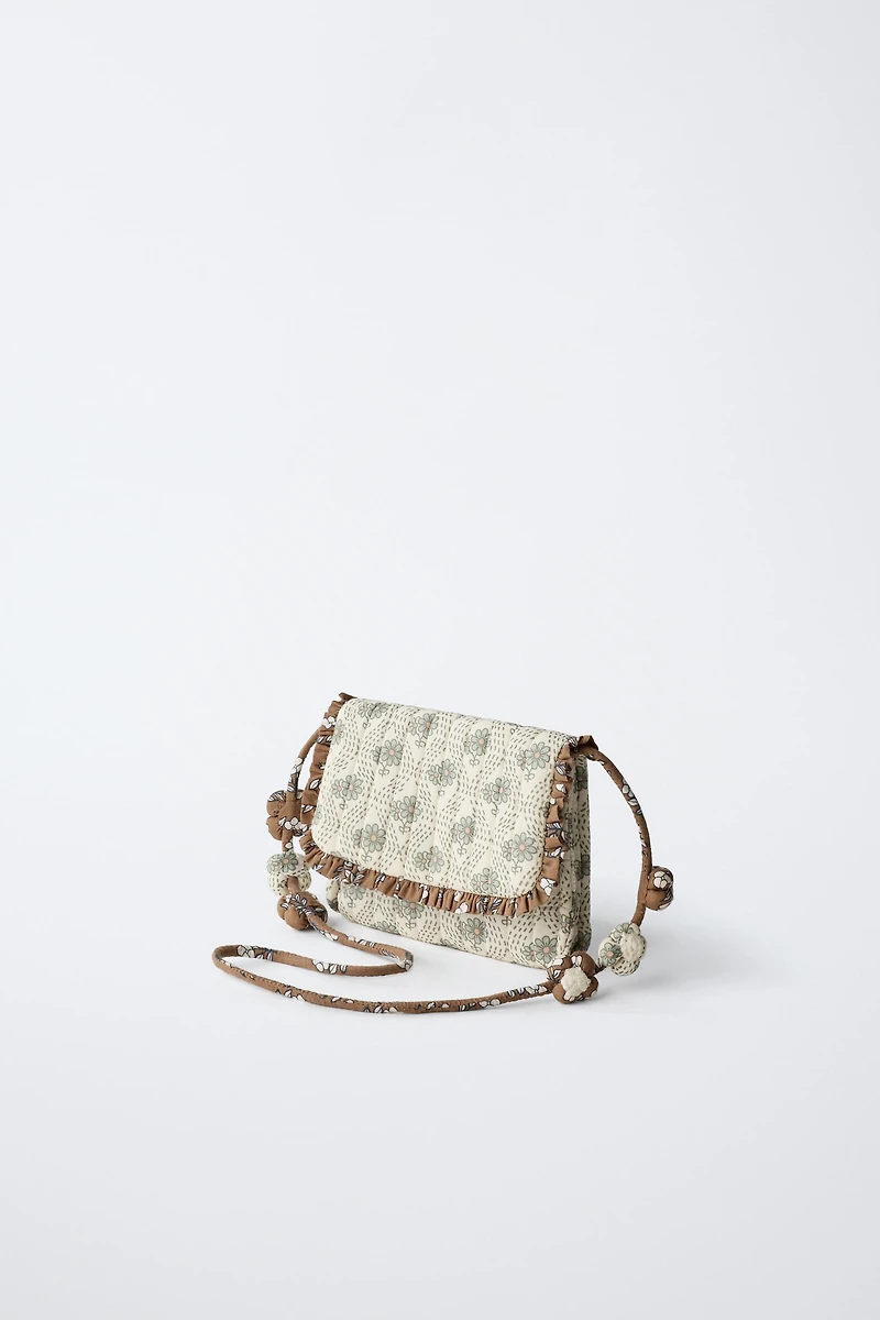 FLORAL CROSSBODY BAG