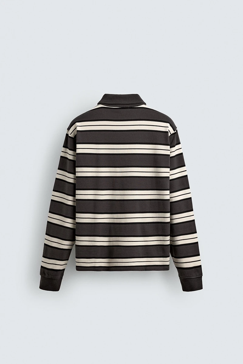 STRIPED REGULAR FIT POLO SHIRT
