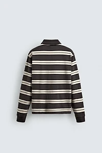 STRIPED REGULAR FIT POLO SHIRT